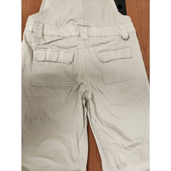 Gypsy jeans MEDIUM tan/Khaki bibs - Picture 8 of 13